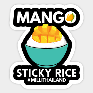 Just A Girl Who Loves Mango Sticky Rice Thailand Sticker